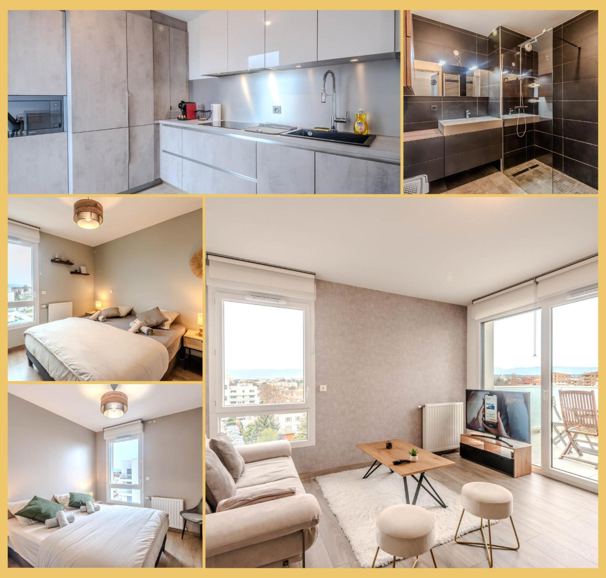 Apartamento Appart T3 Moderne Ambilly Exterior foto