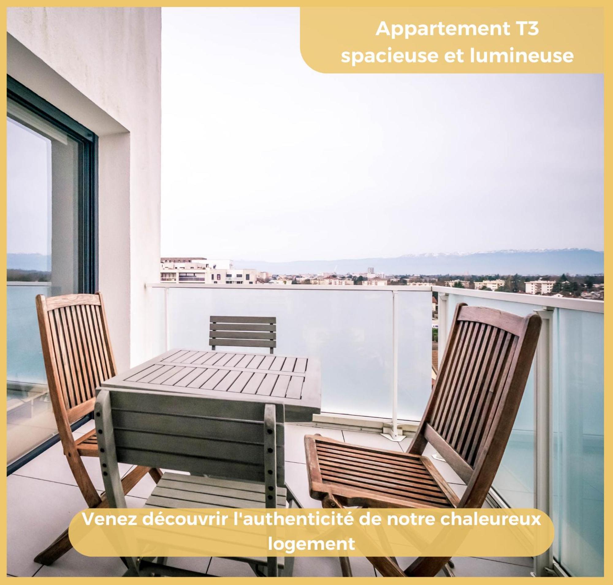 Apartamento Appart T3 Moderne Ambilly Exterior foto