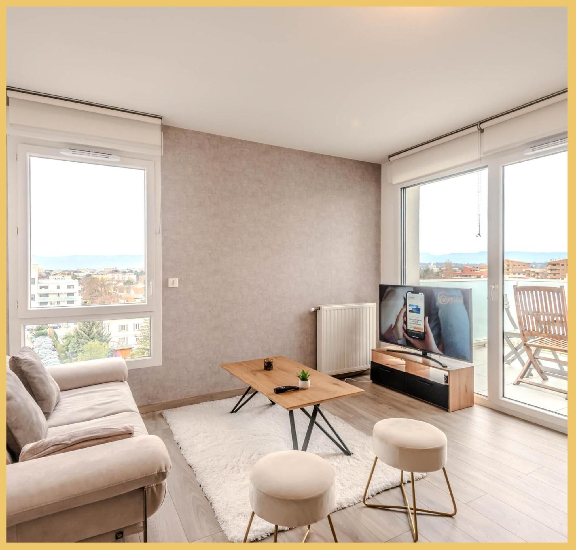 Apartamento Appart T3 Moderne Ambilly Exterior foto