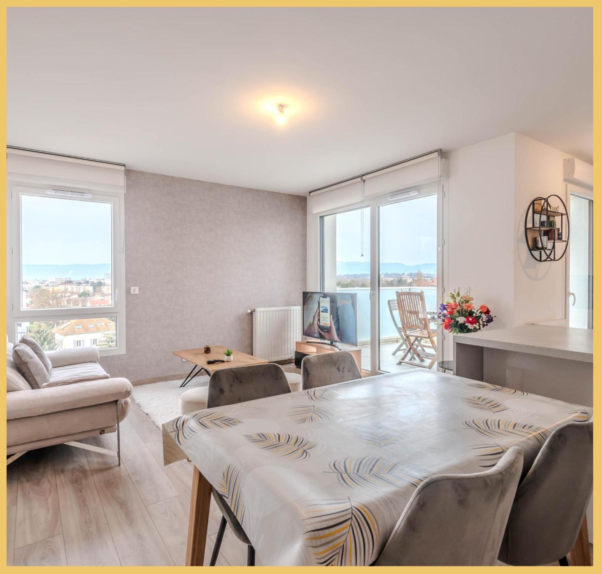 Apartamento Appart T3 Moderne Ambilly Exterior foto